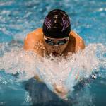 Kamiaks Tsuyoshi Kameda wins the 200 yard IM during the Jackson vs. Kamiak boys swim and dive meet at West Coast Aquatics in Mill Creek, Washington on Tuesday Jan. 10, 2023. (Annie Barker / The Herald)