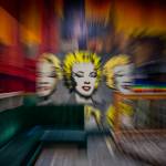 Old artwork from Club Broadway covers the inside of one of the main rooms in Kings Hall on Jan. 17, in Everett. (Olivia Vanni / The Herald)