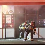 Everett firefighters responded to an early morning fire at a strip mall in the 10100 block of Evergreen Way. (Everett Fire Department)