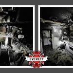 An electrical issue related to the microwave may have caused a fire early Saturday morning in the kitchen of a home in the 500 block of 27th Avenue W. (Everett Fire Department)