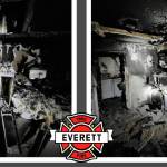 An electrical issue related to the microwave may have caused a fire early Saturday morning in the kitchen of a home in the 500 block of 27th Avenue W. (Everett Fire Department)