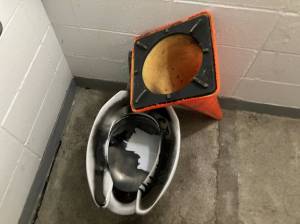 Vandalism at Seaview Park on Jan. 21, 2023 in Edmonds, Washington. (Edmonds Police Department)