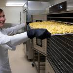 Aurora Echo recently launched her new business, Wildly Beloved Foods, to sell her organic pasta, which also comes in a spinach variety. (Photo by David Welton)