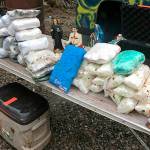 Federal agents seized many pounds of meth and heroin, along with thousands of suspected fentanyl pills, at a 10-acre property east of Arlington in mid-December 2020. (U.S. Attorneys Office) 20201223