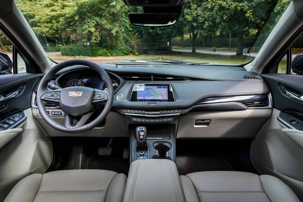 The 2023 Cadillac XT4 has an eight-way power-adjustable drivers seat and six-way power-adjustable front passengers seat. (Cadillac)