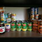 Gail and Ron Thompson keep enough shelf-stable food to feed dozens at their home in Oso. (Ryan Berry / The Herald)