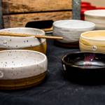 A selection of different bowls available at the Granite Falls Food Banks Empty Bowl fundraiser on Saturday, Feb. 11, in Granite Falls. (Photo courtesy of Cheri Moss)