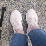 Does a walking cane go on the left or the right? Its an adventure getting back on her feet. (Jennifer Bardsley)