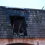 One man suffered second degree burns after a house fire on Thursday morning, Feb. 16, 2023, in Marysville, Washington. (Marysville Fire District)