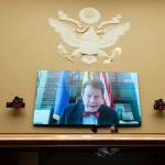 Food and Drug Administration Commissioner Robert Califf testifies via video on May 25 during a House Commerce Oversight and Investigations subcommittee hybrid hearing on the nationwide baby formula shortage. Califf has spent much of his last year on the job warning that growing distortions and half-truths surrounding vaccines and other medical products are a major driver of sickness and death in America. (AP Photo / Kevin Wolf, File)