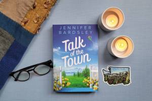 Caption: Pining, parenting, and Facebook posts. Jennifer Bardsley’s new book comes out April 11.