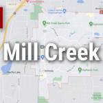 News logo for use with stories about Mill Creek in Snohomish County, WA.