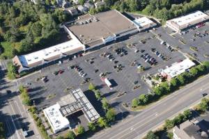 Mill Creek Police officers and Snohomish County Sheriff responded to a 911 call regarding a stabbing at the Dollar Tree store located at 3414 132nd Street SE, on March 22, 2023, in Mill Creek, Washington. (Mill Creek Police Department)