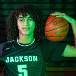 Jackson senior Sylas Williams is the 2022-23 Player of the Year. Photographed on Sunday, March 26, 2023, at Jackson High School in Mill Creek, Washington. (Ryan Berry / The Herald)