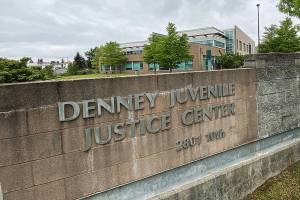 The Denney Juvenile Justice Center along 10th Street in Everett’s Delta neighborhood was built in the 1990s. (Sue Misao / The Herald) 200520