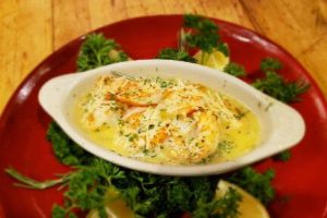 Chef Ray Kanekebergs Baked Prawn Scampi. (Tulalip Resort Casino)