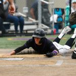 Lake Stevens Seth Mahler slides in safe at home in a win over Jackson on Wednesday, April 26, 2023, in Lake Stevens, Washington. (Ryan Berry / The Herald)