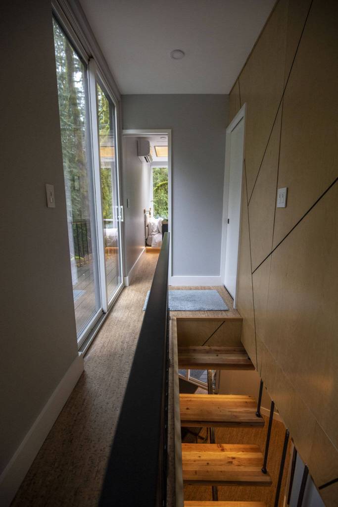 Another view inside the Sea Containers cabin. (Annie Barker / The Herald