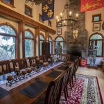 The great hall inside High Rock Castle in Monroe. (Annie Barker / The Herald)