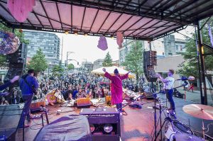 Nate Watters Fauna Shade performs at Fishermans Village Music Festival in 2016.