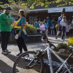 At least 120 students and 40 parents took part in the bike ride. Most of Sherwoods 440 students live within 2 miles of school. (Annie Barker / The Herald)