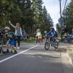 The emphasis was on safety, not speed, especially at intersections. (Annie Barker / The Herald)