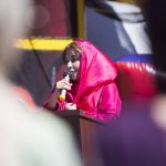Zahra Abidi, founder and president of the Husaynia Islamic Society, speaks at the Eid ul Adha celebation on Saturday, July 24, 2021 in Snohomish, Washington. (Olivia Vanni / The Herald)