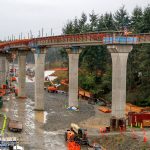 Sound Transit staff recommended the Lynnwood Link light rail extension for service priority over an East Link starter line. It will be up to the board to decide this fall. (Kevin Clark / Herald file)