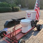 The go-kart parade float was stolen Saturday night from Stollwerck Plumbing & Sewer in Mukilteo. (Submitted photo)