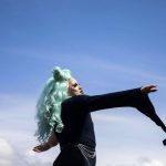 Tia Rikki performs at Arlington’s first-ever Pride celebration on Saturday, June 4, 2022. (Olivia Vanni / The Herald)