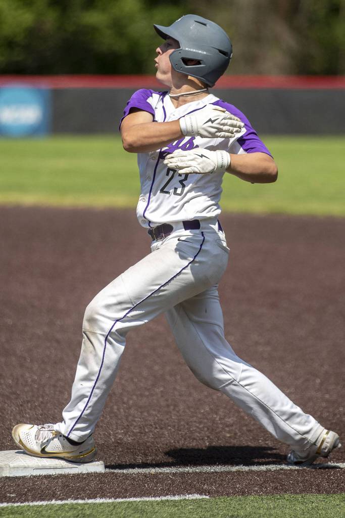 Scenes during a game between Mountlake Terrace and Lake Washington at Bannerwood Park in Bellevue on Saturday May 20, 2023. Lake Washington won, 6-0. (Annie Barker / The Herald)