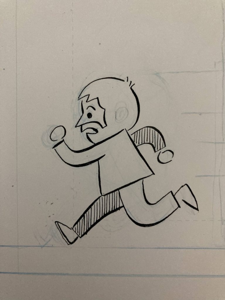 An original sketch from I Hate Math, a comic book written and illustrated by Challenger Elementary third grade teacher Ian Brown. (Photo provided by Ian Brown)