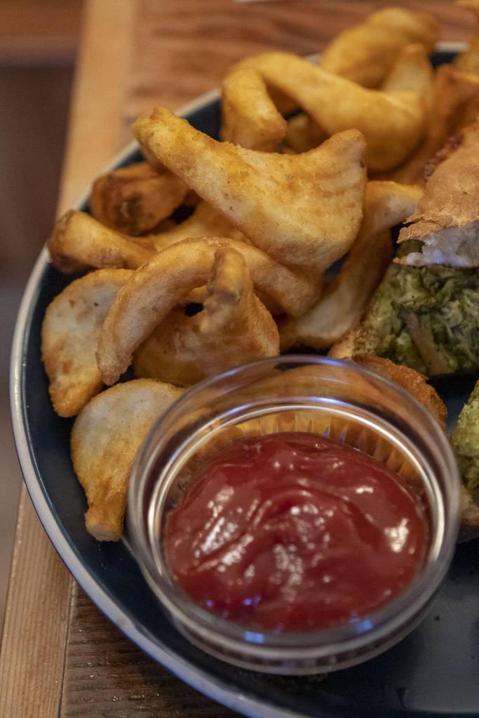 Sidewinder fries at the Bush House Inn in Index, Washington on Monday, June 26, 2023. (Annie Barker / The Herald)