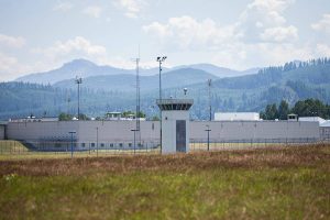 The exterior of the Monroe Correctional Complex on Friday, June 23, 2023 in Monroe, Washington. (Olivia Vanni / The Herald)