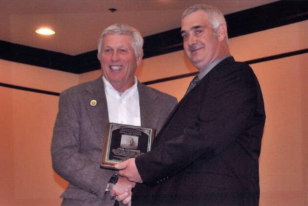 John Casebeer (left).