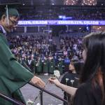 Scenes from the Jackson High School graduation ceremony at Angel of the Winds in Everett, Washington on Saturday, June 17, 2023. (Annie Barker / The Herald)