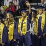 Scenes from the Everett High School graduation ceremony at Angel of the Winds in Everett, Washington on Saturday, June 17, 2023. (Annie Barker / The Herald)