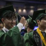 Scenes from the Jackson High School graduation ceremony at Angel of the Winds in Everett, Washington on Saturday, June 17, 2023. (Annie Barker / The Herald)