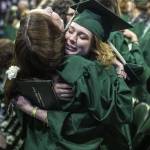 Scenes from the Jackson High School graduation ceremony at Angel of the Winds in Everett, Washington on Saturday, June 17, 2023. (Annie Barker / The Herald)
