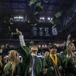 Scenes from the Jackson High School graduation ceremony at Angel of the Winds Arena in Everett, Washington, on Saturday, June 17, 2023. (Annie Barker / The Herald)