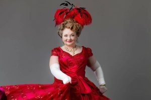 Bobbi Kotula in "Hello, Dolly!" at Village Theatre in Everett. (Angela Sterling)