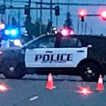 A driver allegedly hit and killed a person crossing Evergreen Way then fled Wednesday morning between 100th Street SW and Olivia Park Road in Everett. (Everett Police Department)