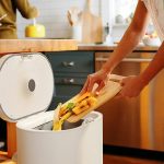 Mill's electric kitchen bin dries and grinds food waste which is then processed and turned into commercial chicken feed. (Provided photo)