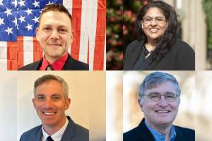 Top (L-R): Bill Wheeler Jr., Demi Chatters; Bottom (L-R): Brian Hennessy, Scott Bader