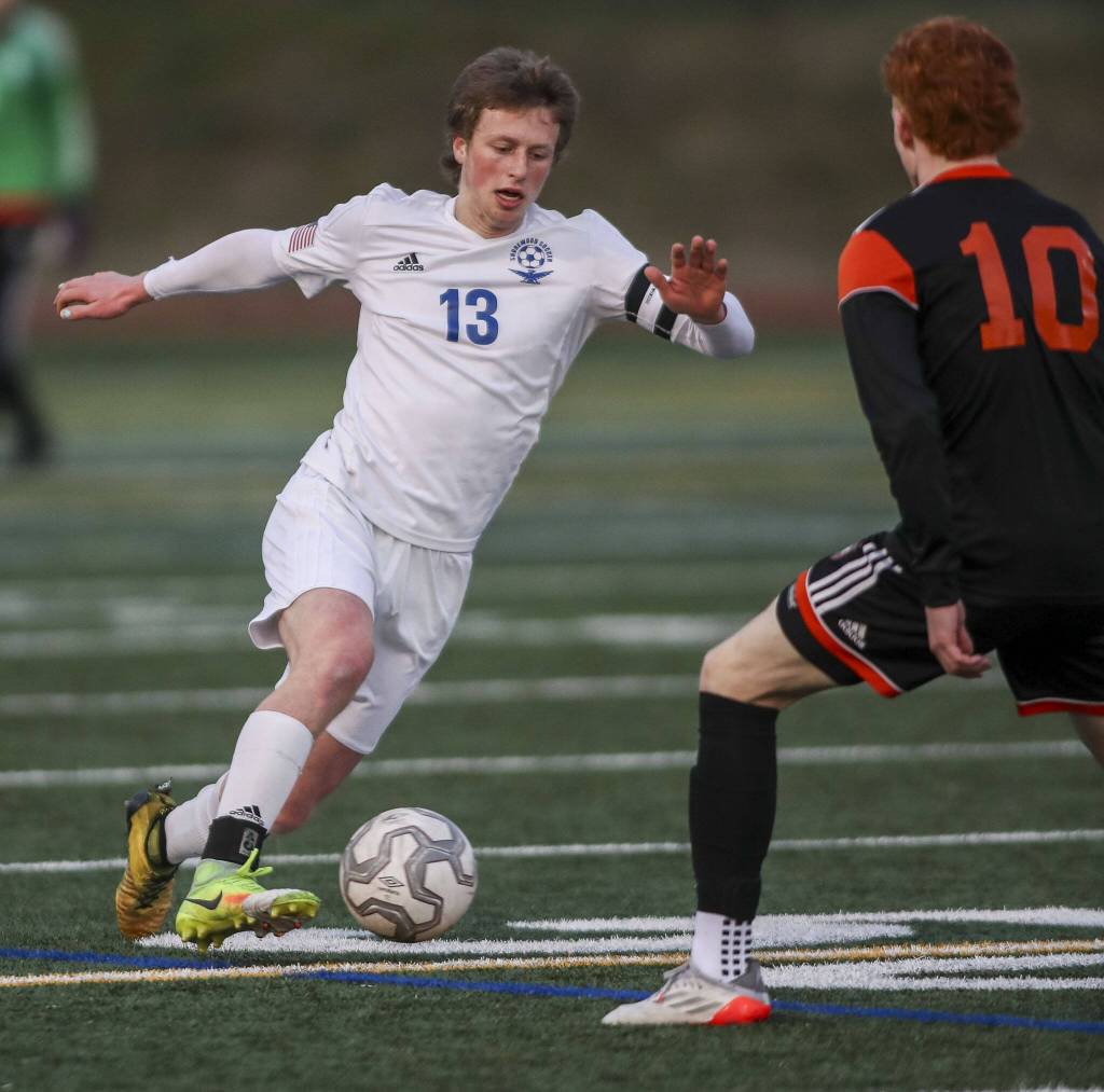 Shorewoods Blaise Clapper (13). (Annie Barker / The Herald)