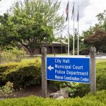 Monroe City Hall on Monday, July 17, 2023 in Monroe, Washington. (Olivia Vanni / The Herald)