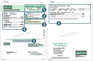 The PUD redesigned the format of its bill to make it easier and clearer to read.