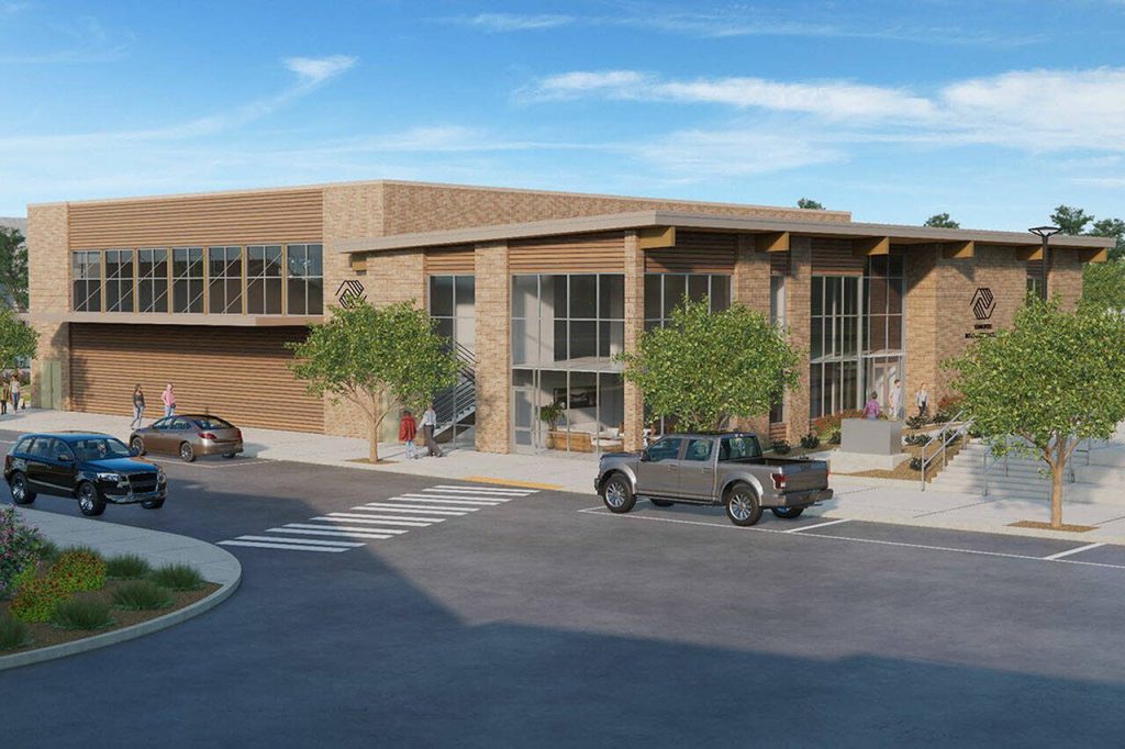 A rendering of the southwest side the new Edmonds facility in development. (Boys & Girls Club of Snohomish County)