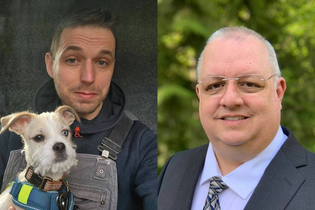 Left, Christopher Garnett, right Bob Hagglund (Photo provided)