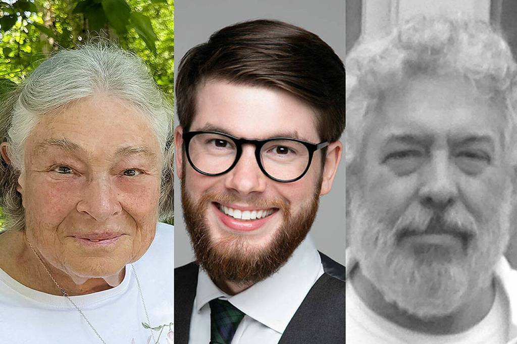 Ann Aagaard, left, Carston Curd and Mark Swanson